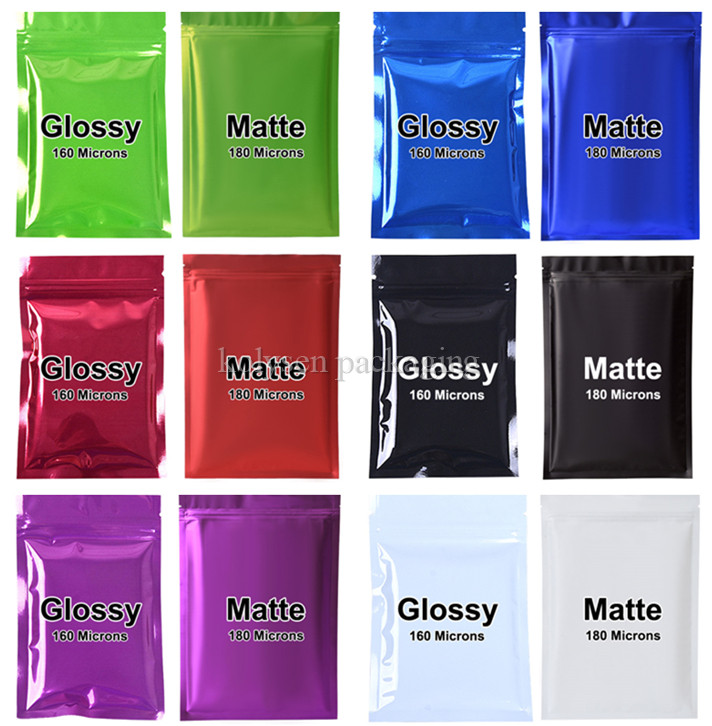 Colorful Aluminum Foil Smell Proof Mylar Bags