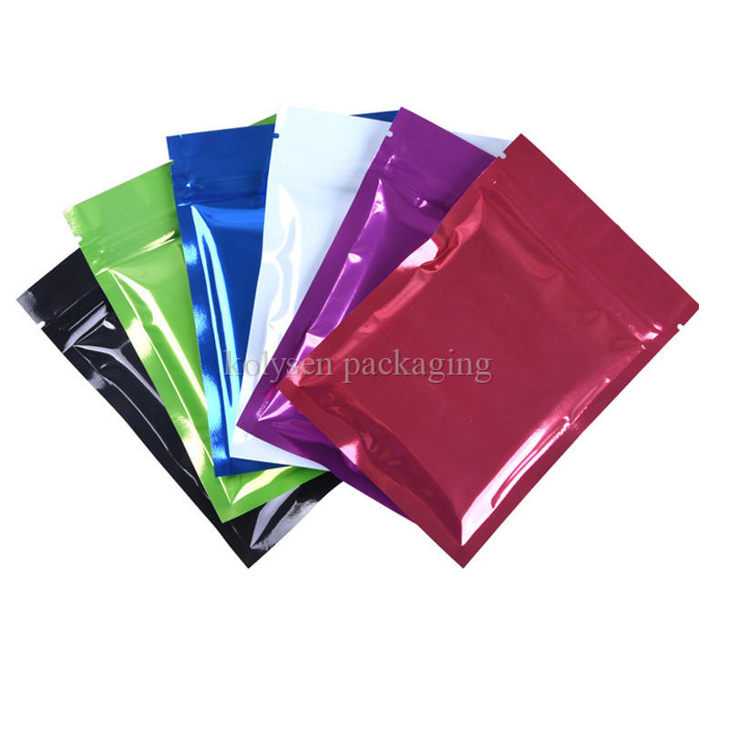 Colorful Aluminum Foil Smell Proof Mylar Bags