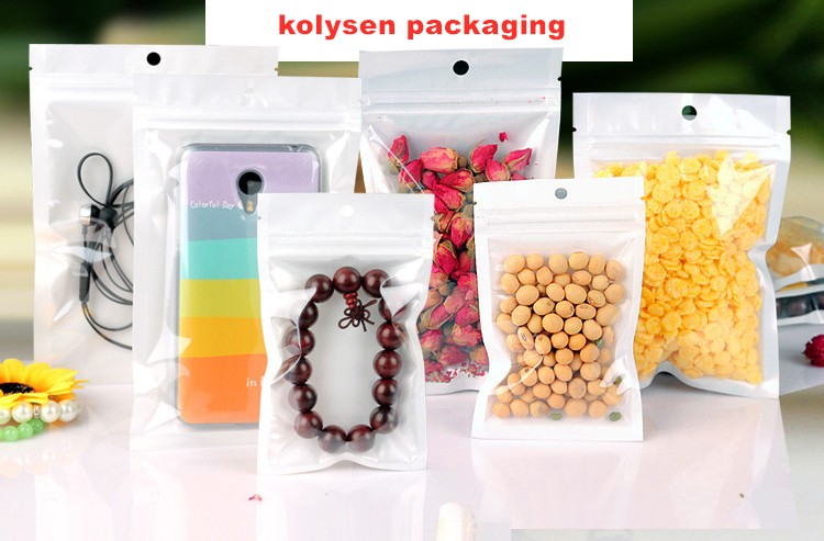 Kolysen New kraft paper pouch zipper Supply for food freezing-1