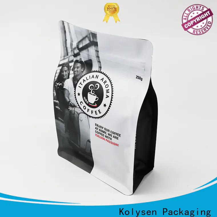 Kolysen High-quality clear flat bottom bags Suppliers for food packaging
