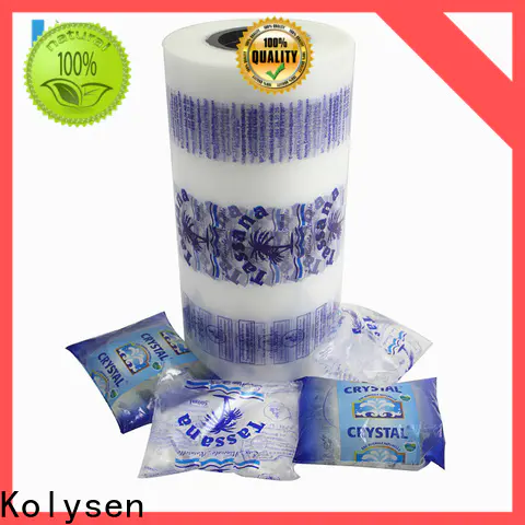 Kolysen Wholesale custom printed shrink wrap shipped to business for food packaging