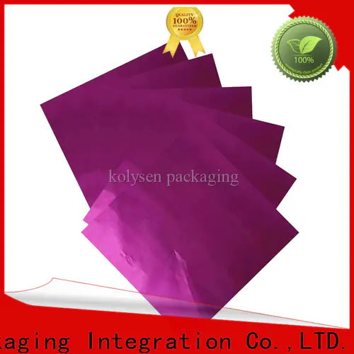 Kolysen floral wrapping paper factory for food packaging