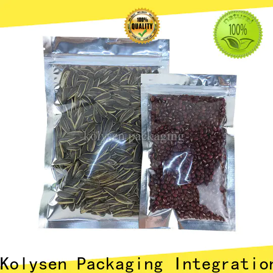 Kolysen High-quality zip pouch food packaging shipped to business for food freezing
