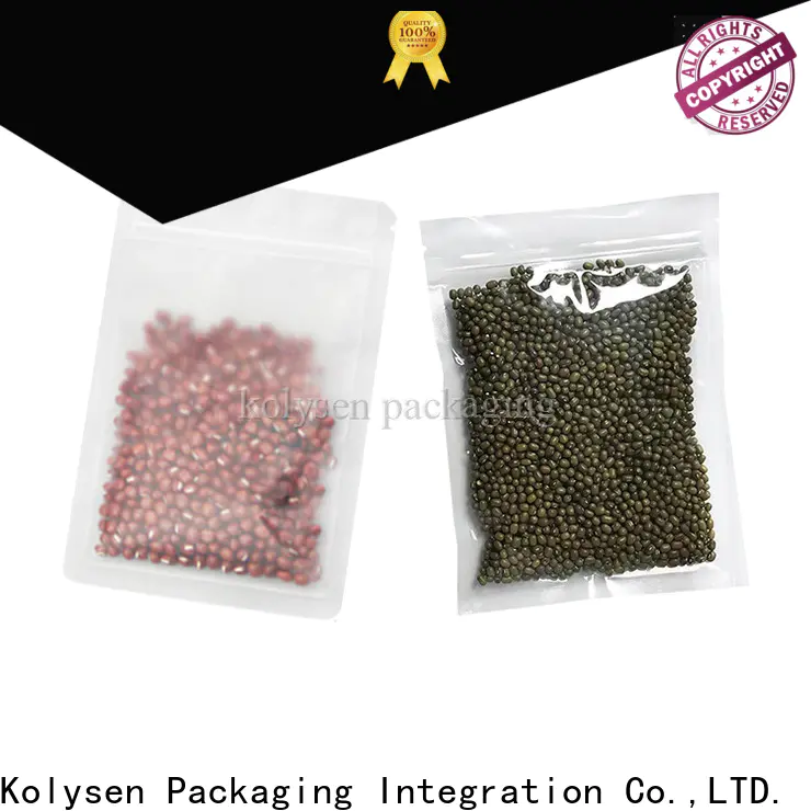 Kolysen Best three side seal bag factory for food packaging