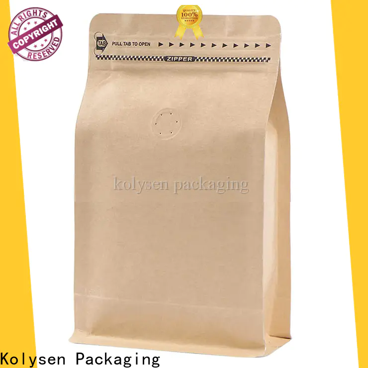 Kolysen Best square base cellophane bags Suppliers used in food and beverage