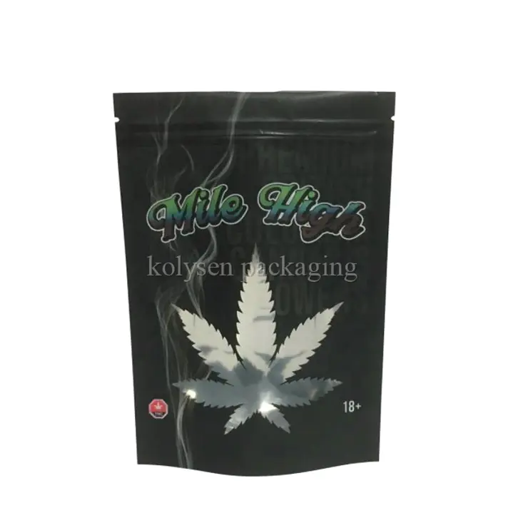 Weed Stand up Pouch with Zipper