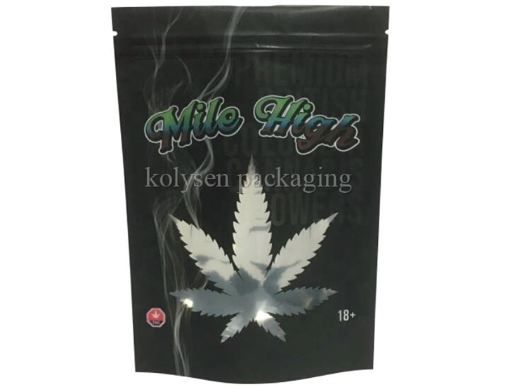 Weed Stand up Pouch with Zipper