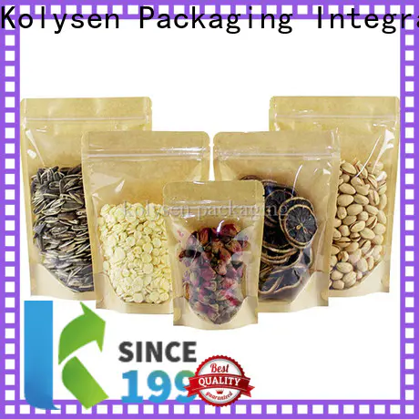 Kolysen stand up pouch packaging manufacturers used in food and beverage