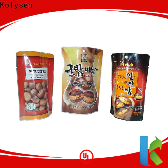 Kolysen food grade retort pouch factory for wrapping honey