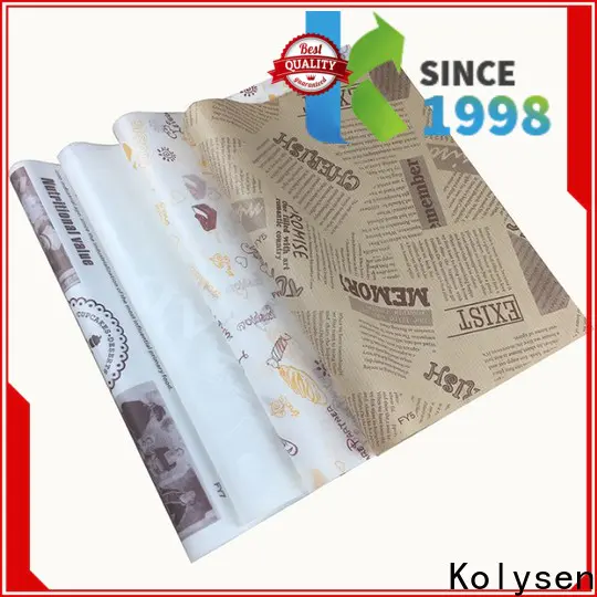 Latest greaseproof paper supplier factory