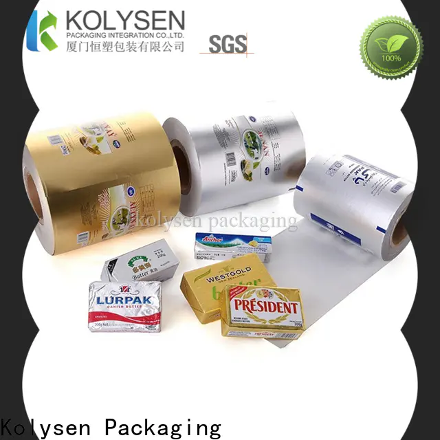 customize butter foil wrapper for business for butter packaging