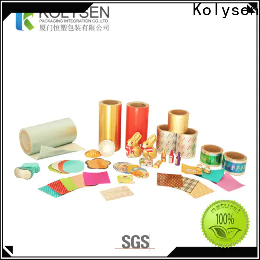 Kolysen foil backed parchment paper Supply used in food and beverage