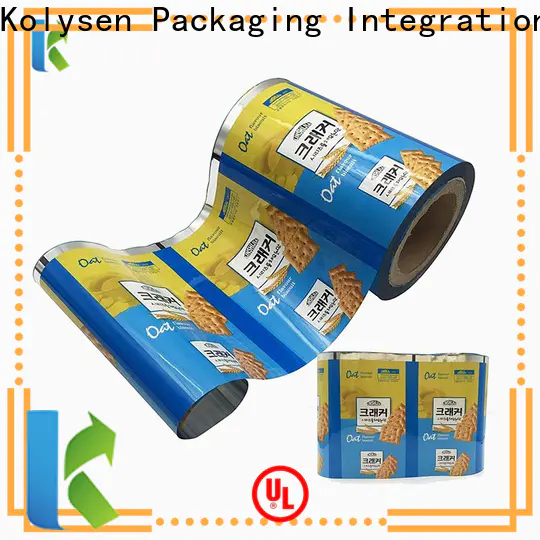 Custom custom plastic packaging shipped to business used in food and beverage