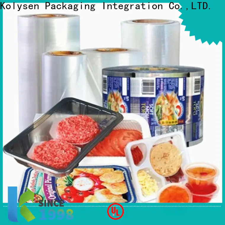 Kolysen High-quality lidding film manufacturers Supply for food packaging