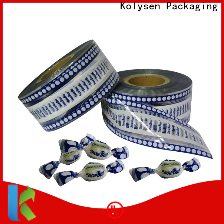 Kolysen chocolate bar wrapper company for toffee wrapping