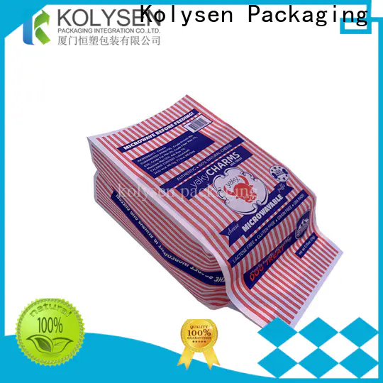 Kolysen gourmet microwave popcorn brand manufacturers for popcorn packaging