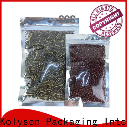 Kolysen Top 3 side seal pouch shipped to business for food freezing