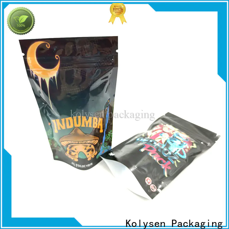 Kolysen kraft zipper pouch bags company used in food and beverage