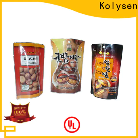 Kolysen Latest fruit pouches company for wrapping fruit juice