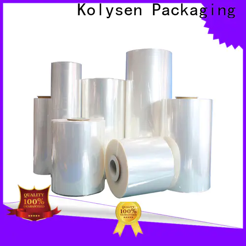 Kolysen bottle shrink wrap factory for food packaging