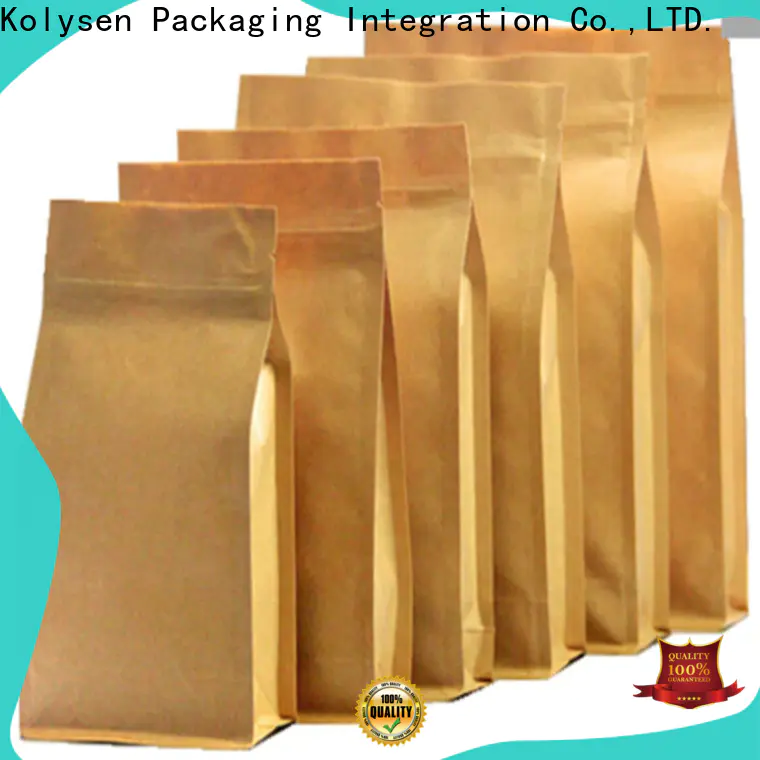 Kolysen High-quality clear foil bags Suppliers for food packaging