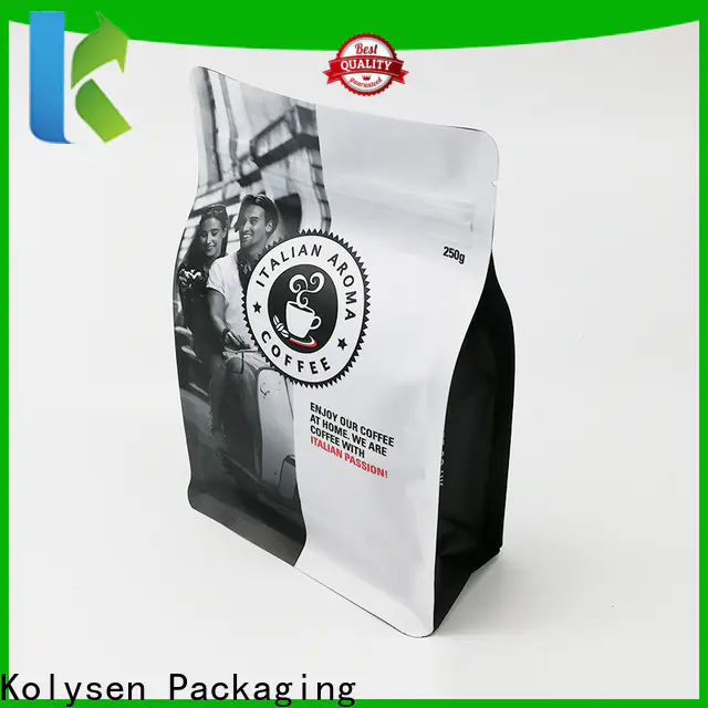 Wholesale flat bottom coffee bags for business for food packaging