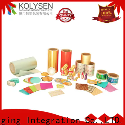 Kolysen aluminium foil paper craft Suppliers used in food and beverage