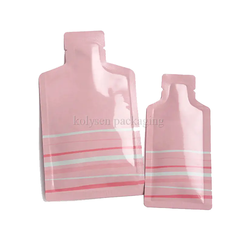 Printed Bottle Shaped Pouches for Honey Packaging