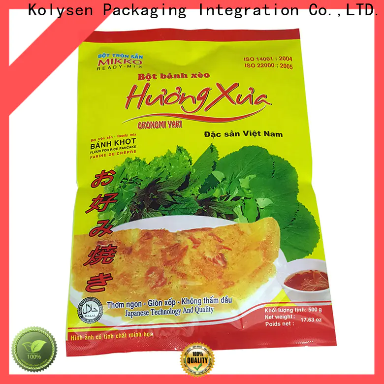 Best heat seal plastic bags company for snack packaging