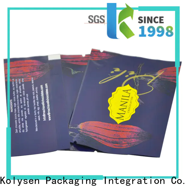 Kolysen heat bags for food factory for rice packaging
