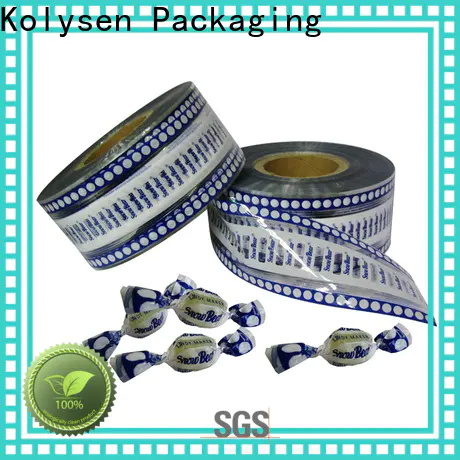 Kolysen twist wraps shipped to business for toffee wrapping