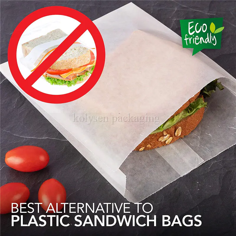 Food Grade Grease Resistant Wax Bags for Empanadas