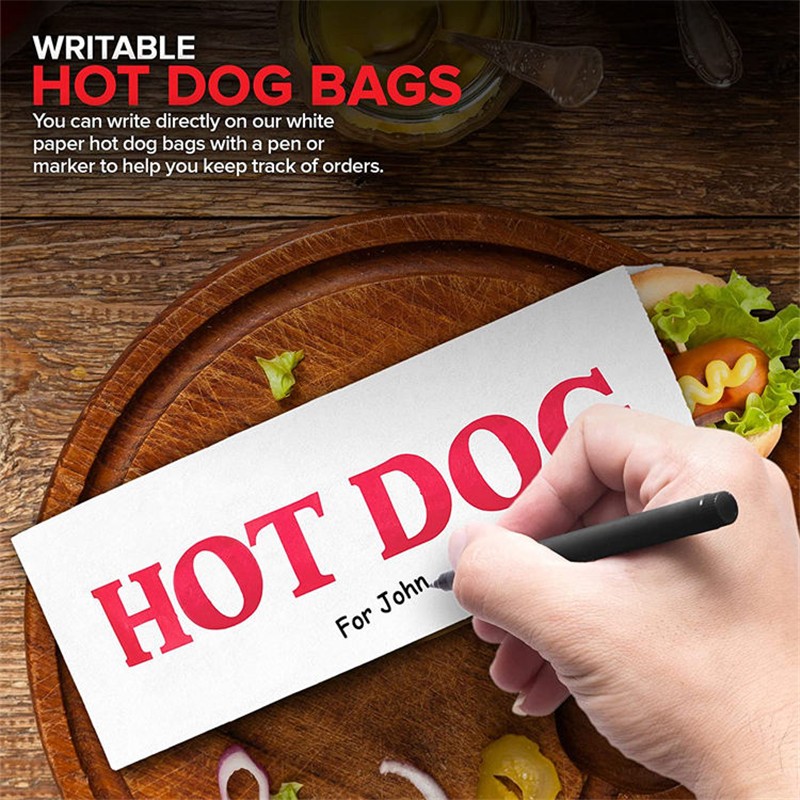 Writable Hot Dog Bags
