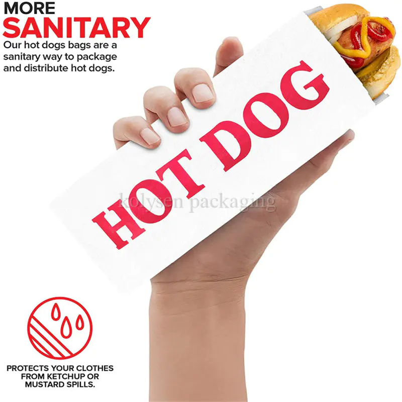 Printed Paper Hot Dog Bags