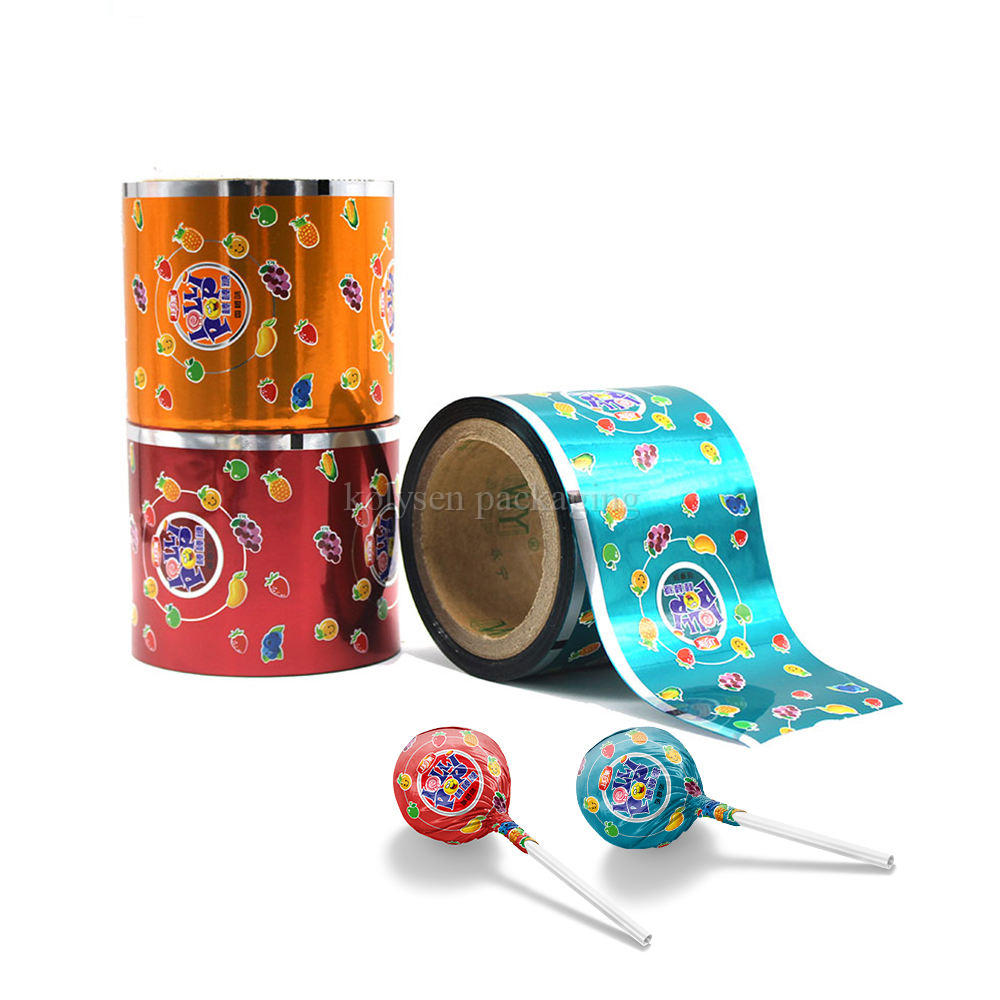 Custom Lollipop Wrapper Packaging Film Roll