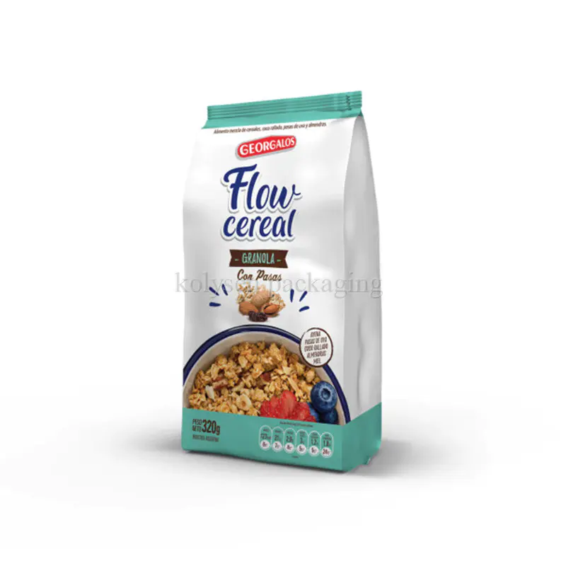 Dry Cereal Food Plastic Bag for Granola