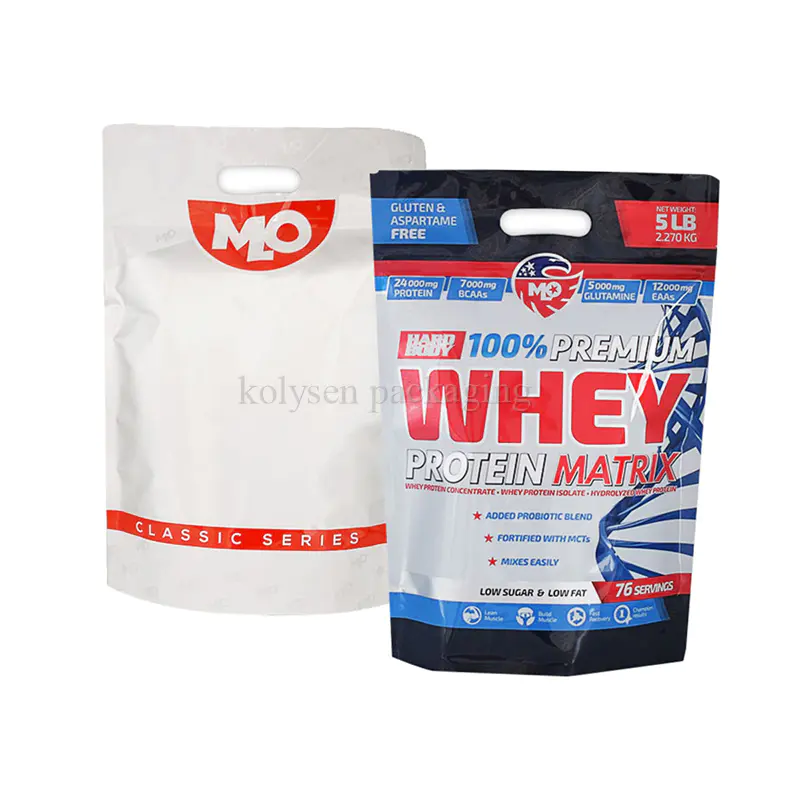 5LB 2270g Whey Protein Powder Stand up Pouch Bag