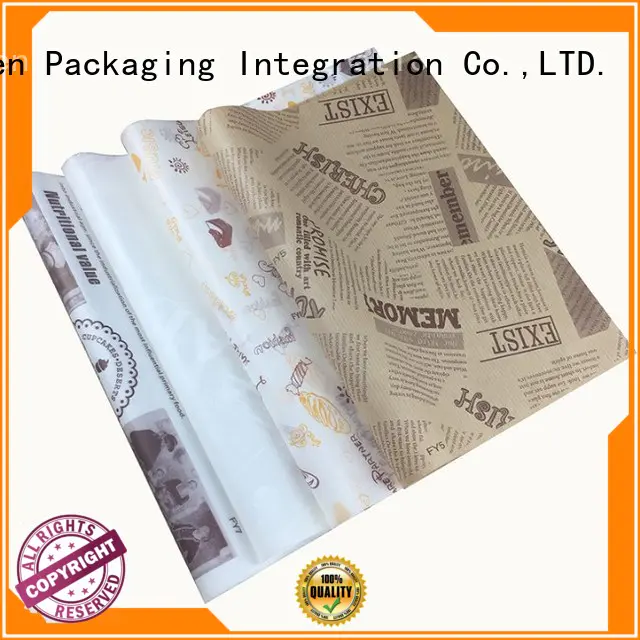 Kolysen wax paper baking sheet company for sandwich packaging