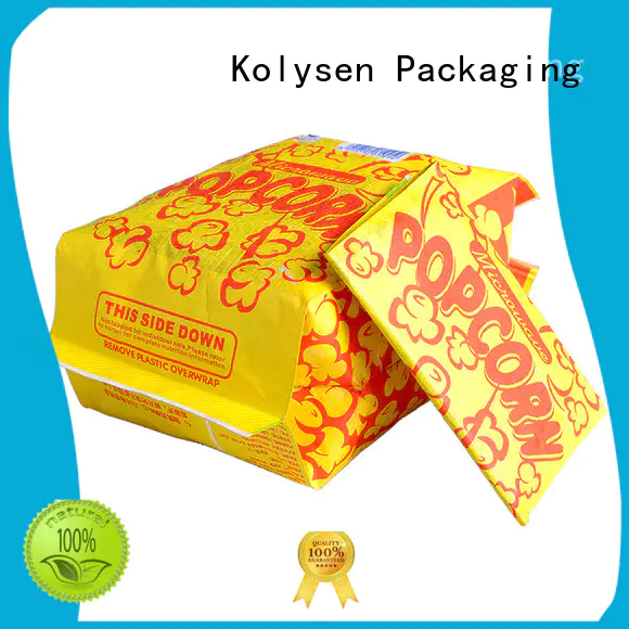 Kolysen Latest packet popcorn manufacturers for microwave food