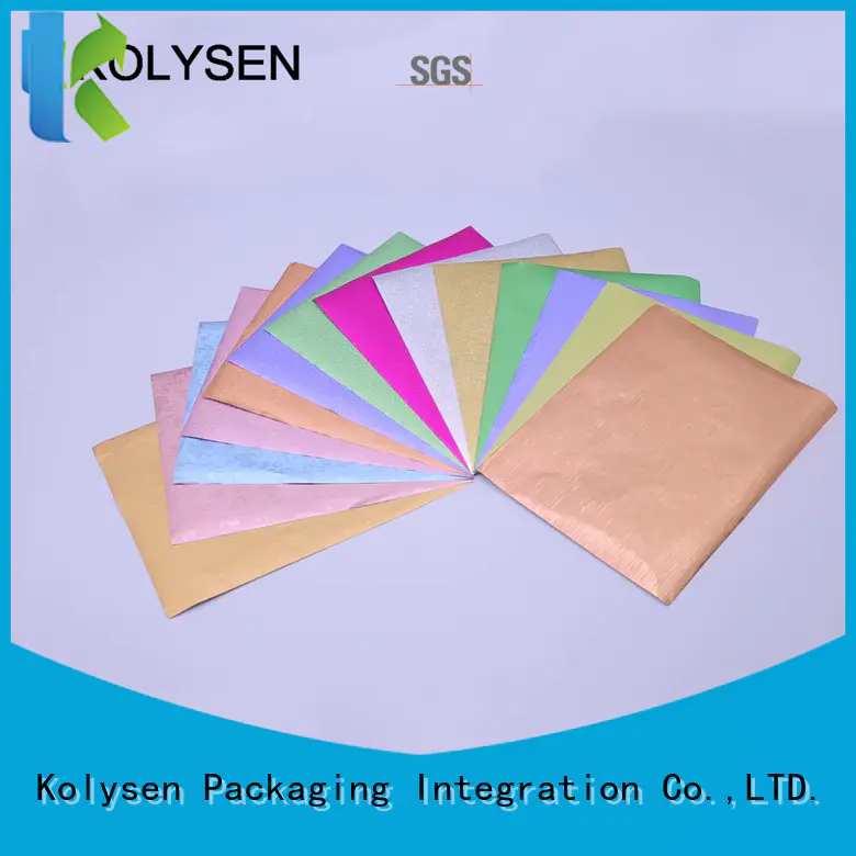 Kolysen aluminum foil paper wholesale products for sale for pharmaceutical