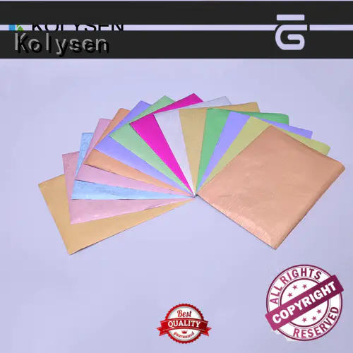 Kolysen customize lidding foil wholesale products for sale for wrapping chocolate