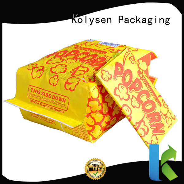 Kolysen popcorn jar microwave factory for food packaging