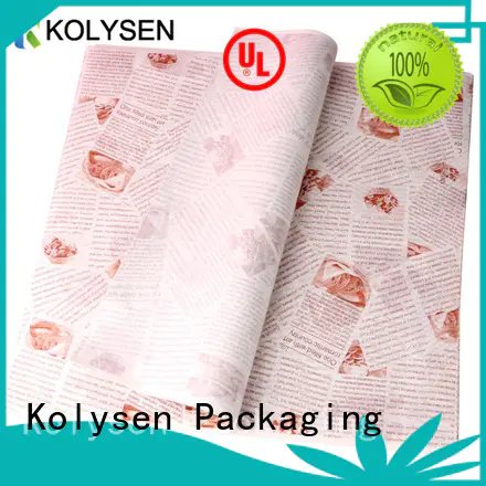 Kolysen grease paper for baking Supply For food packing