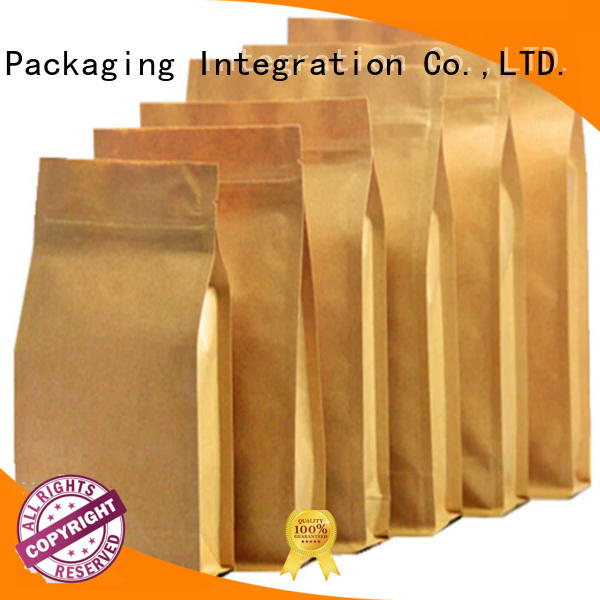 Custom kraft paper bag manufacturers for business used to pack coffee ben tea