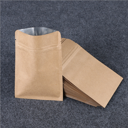 Kolysen brown paper shopping bags with handles company used to pack coffee ben tea-3