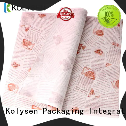Kolysen is wax paper baking paper manufacturers for sandwich packaging