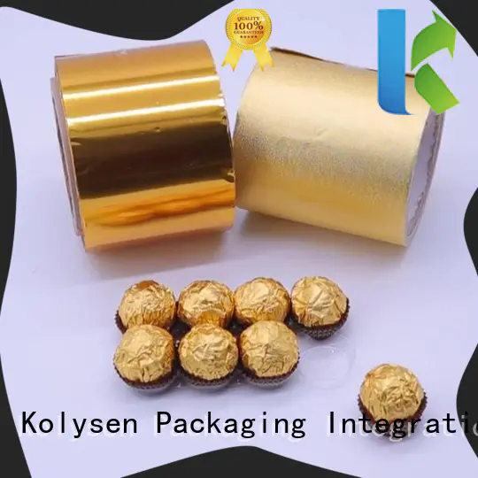 Kolysen wrapping chocolate wrapping foil Suppliers for pharmaceutical