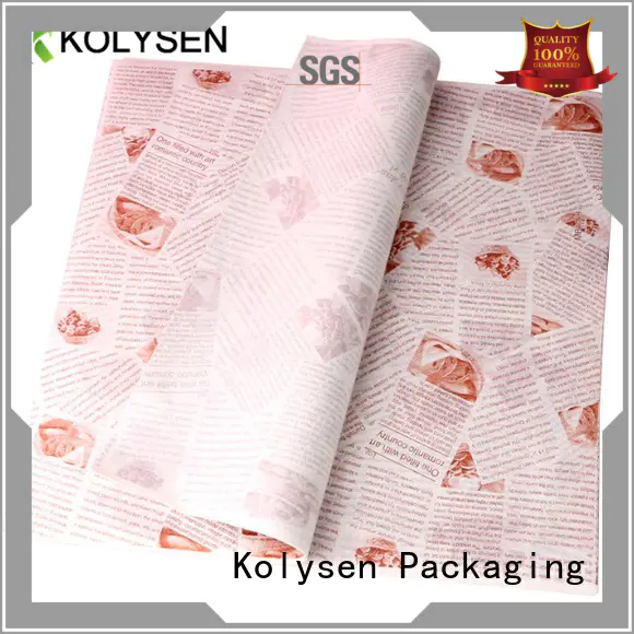 Kolysen parchment paper waitrose factory for sandwich packaging