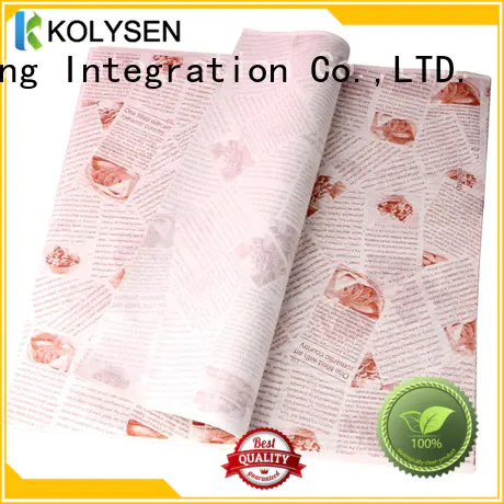 Kolysen parchment paper cookie sheet manufacturers for sandwich packaging