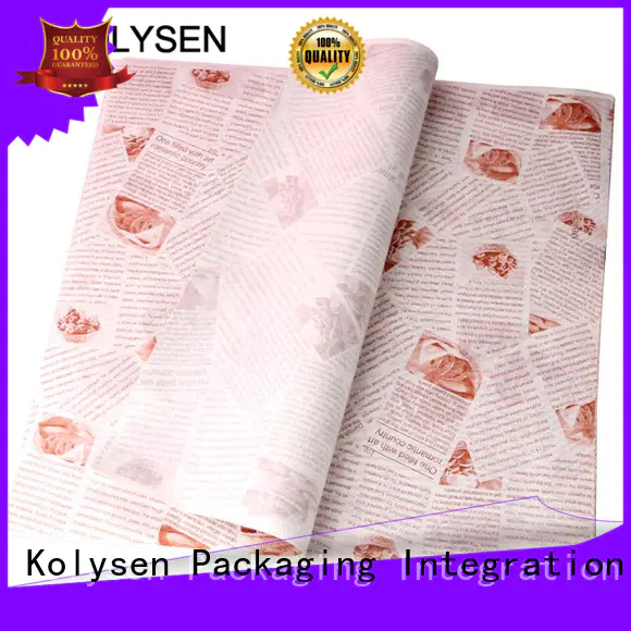 Custom wax paper crafts manufacturers for sandwich packaging